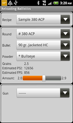 380 ACP Ballistics Data