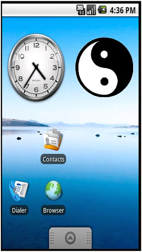 Ying Yang Sticker Widget