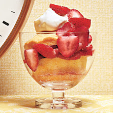 Hot Milk Cakes with Strawberries and Cream