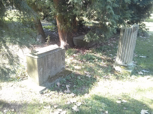 Two Graves and a pillar