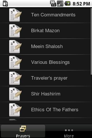 Jewish Prayers