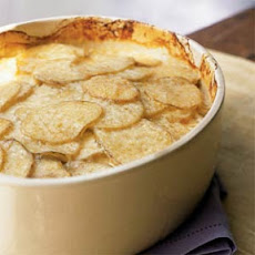 Potato, Ham, and Spinach Gratin