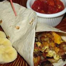 Bacon-Potato Burritos