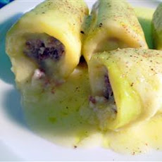 Greek Stuffed Zucchini