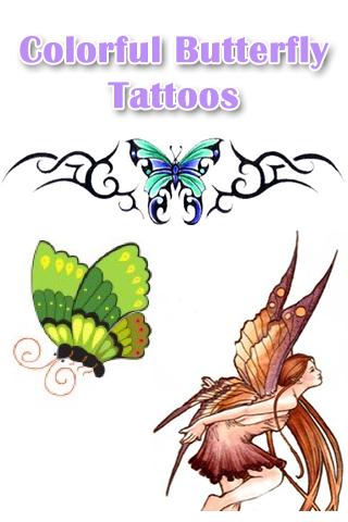 Colorful Butterfly Tattoos