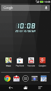 How to install LED clock widget WT-Me Clock patch 2.0 apk for pc