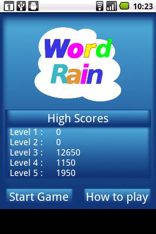 Word Rain