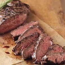 Pan-Grilled Beer-Marinated Hanger Steak