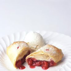 Sour Cherry Strudels