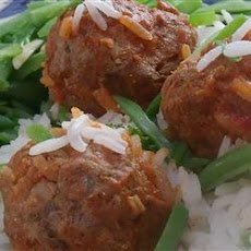Slow Cooker Porcupine Meatballs With Peppers