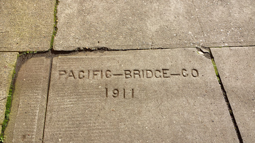 Pacific Bridge Co. Sidewalk Stamp