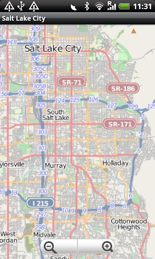 Salt Lake City Street Map