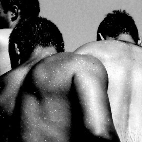 by Vesna S. Disić - People Portraits of Men ( water, monochrome, black and white, serbia, art, boys, bw, summer, people, man )