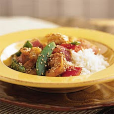 Shrimp and Snow Pea Stir-Fry