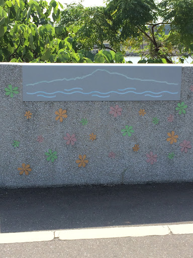 River And Flower Art