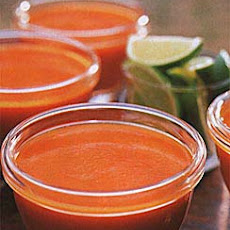Chilled Roasted Red Pepper Soup