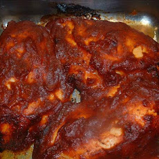 Southwest Barbecued Chicken With Tomato Red Pepper Dressing