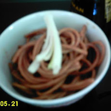 Cool Chinese Noodle in Peanut Sauce