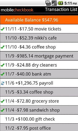 【免費財經App】Mobile Checkbook-APP點子