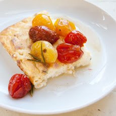 Baked Ricotta with Maple-Roasted Tomatoes