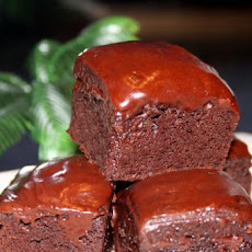 Dutch Cocoa & Pumpkin Brownies (Cake-Like)