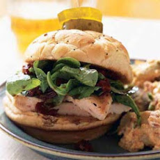 Chicken Sandwich with Arugula and Sun-Dried Tomato Vinaigrette