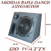 Bafle Automotor Con Woofer De 12 Bocina Y Tweeter