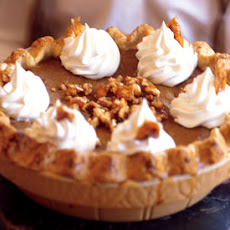 Spiced Pumpkin Pie with Hazelnut Praline