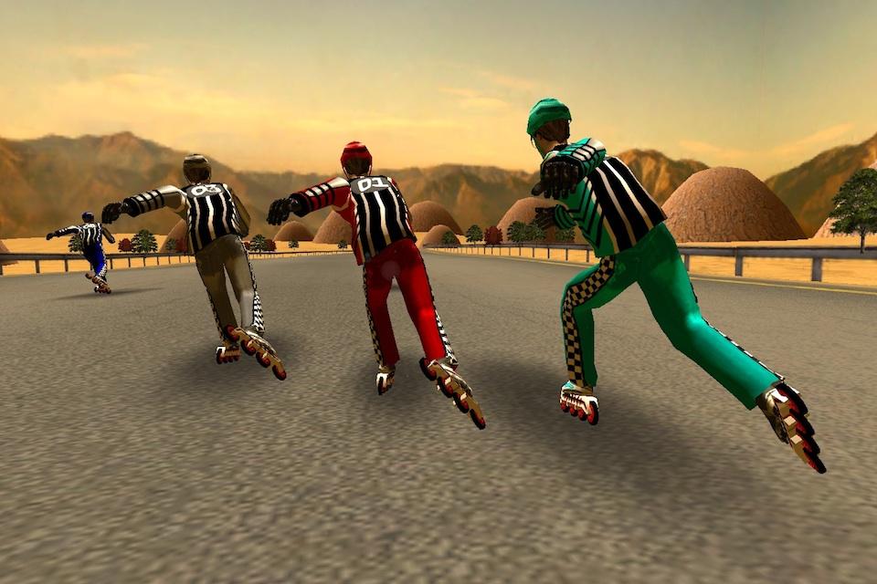 Android application Skate Racer ( FUN 3D GAME) screenshort