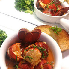 Chili Lobster with Texas Toast