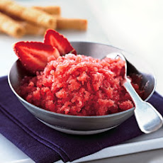 Fresh Strawberry Granita