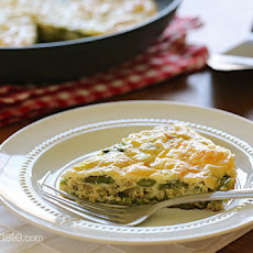 Asparagus and Swiss Cheese Frittata
