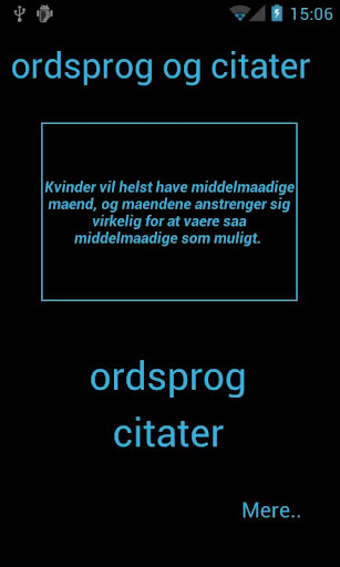 Ordsprog og Citater