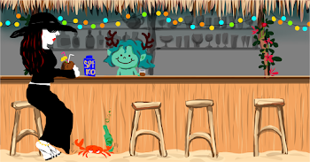 the Sketchport beach bar