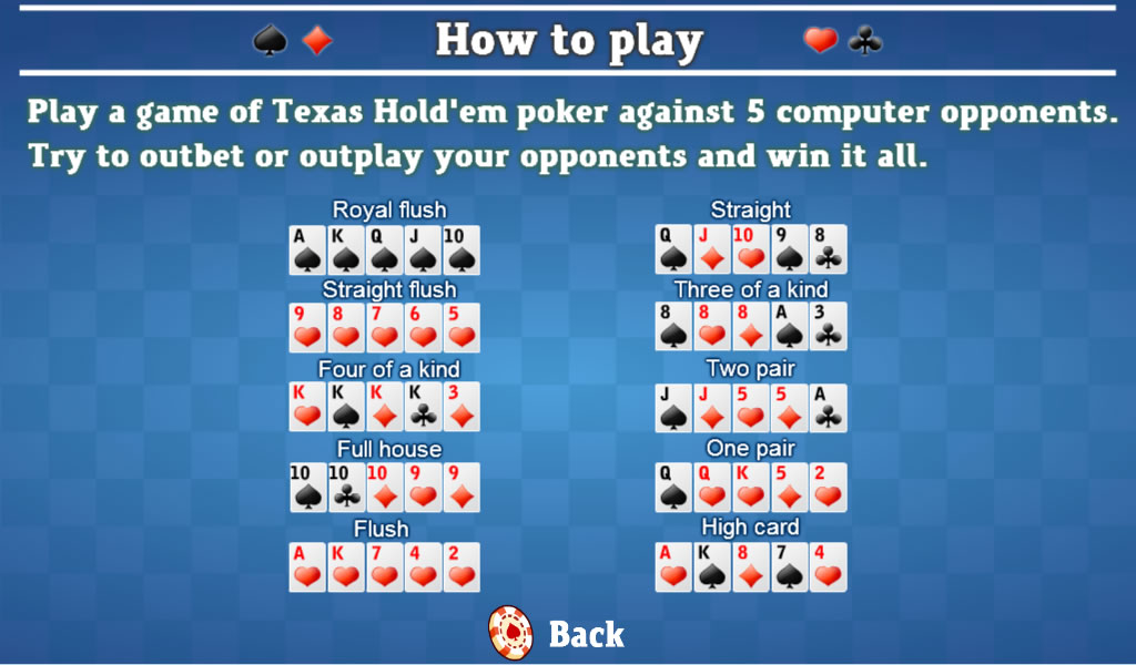 Android application Vegas Poker screenshort