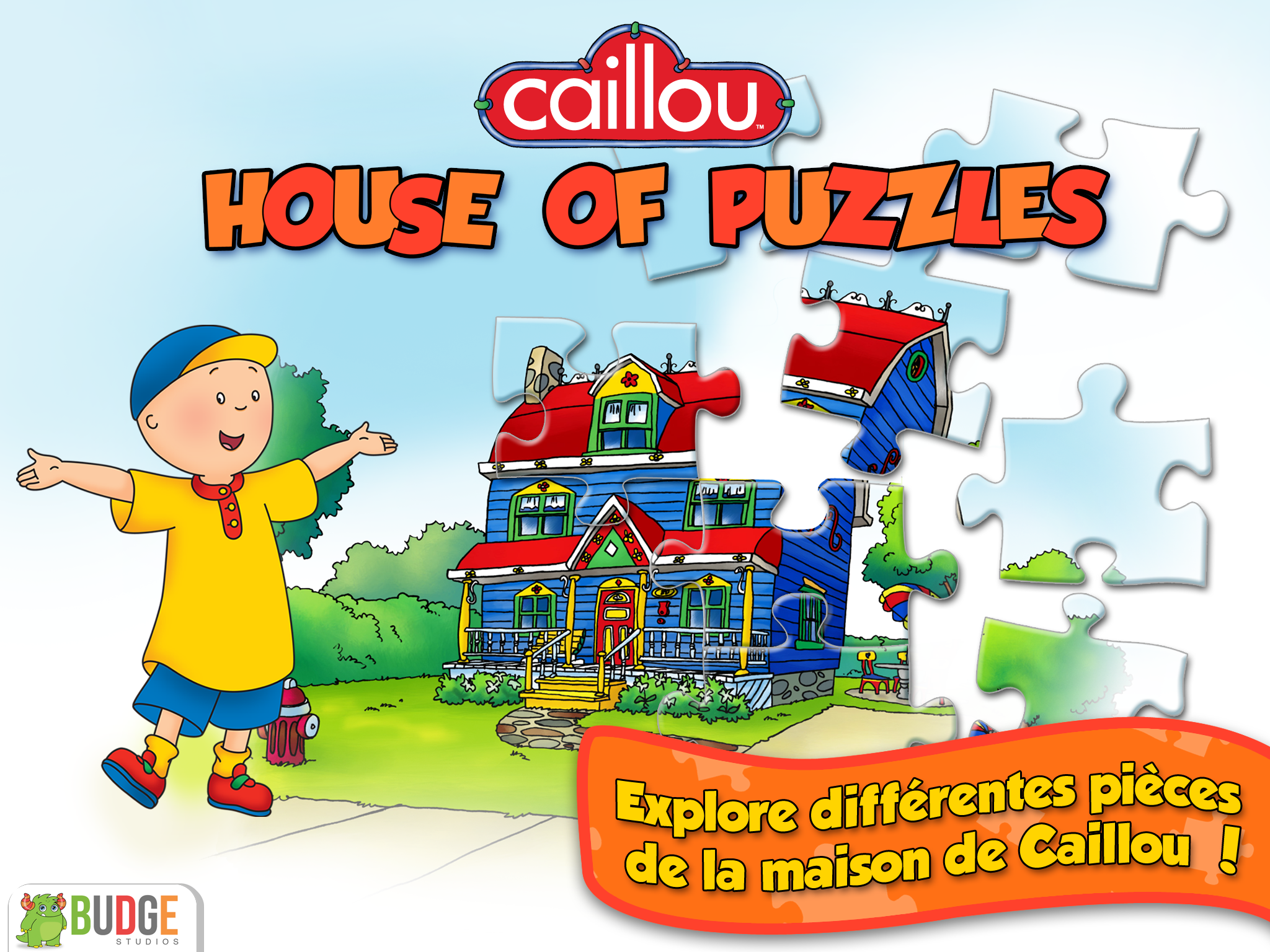 Android application Caillou House of Puzzles screenshort