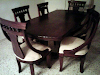Juego De Comedor En Caoba