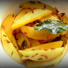 Cumin Potato Fingers (aloo-jeera)