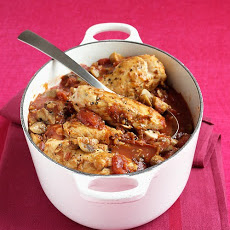 Chicken with Tomatoes and Mushrooms