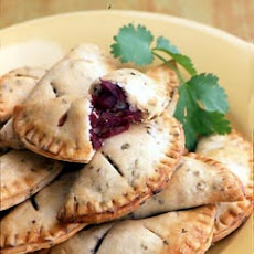 Red Cabbage, Blue Cheese, and Walnut Empañadas