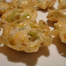 Cheddar Shrimp Nachos