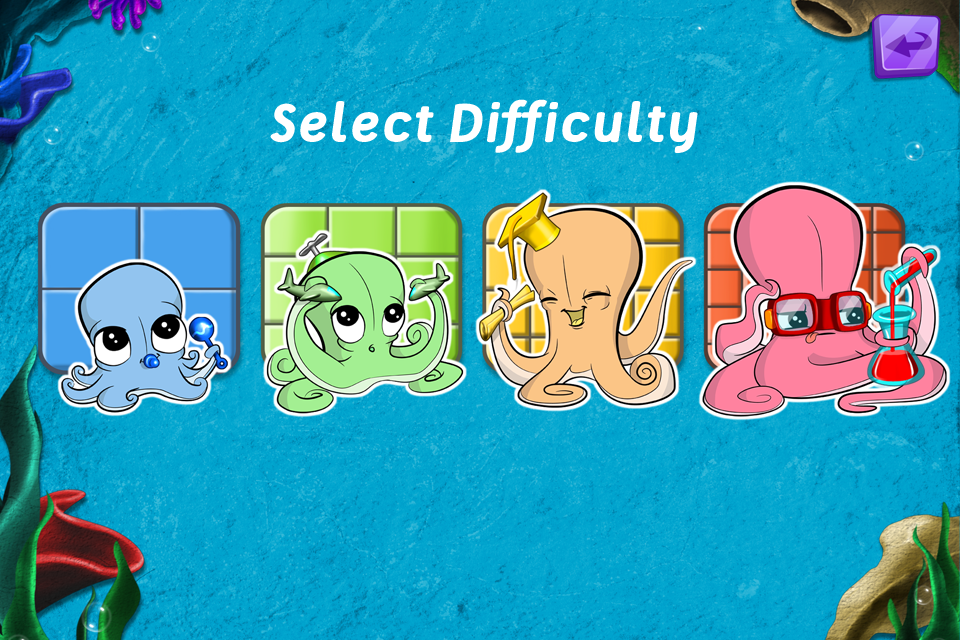 Android application Live Puzzle! Sea Animals kids screenshort