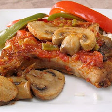Pork Chop Salsa and Peppers