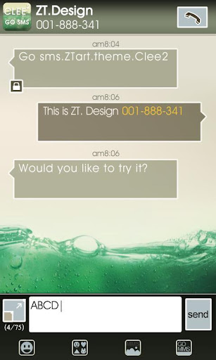GO短信GO桌面Clee2主题