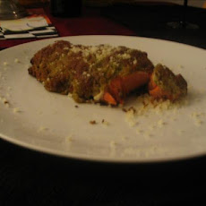 Pesto Crusted Roast Salmon