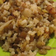 Peruvian Rice and Lentils (Tacu Tacu)