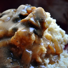Mashed Potatoes with Organic Mushroom Gravy