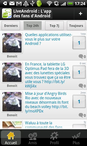 Live Android: Tchat Forum FR