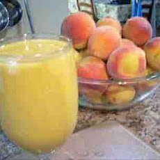 Chef Joey's Vegan Coconut Peach Smoothie