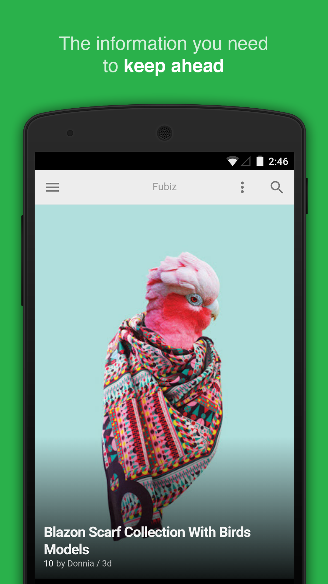 Android application feedly: your work newsfeed screenshort